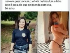 Caiu na Net Mais Fotos da Tenente da PM do Piaui Filha Gostosa do Juiz Que Processou o WhatsApp