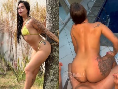 Flagra real com DJ carioca sentando seu lindo rabo GG na rola de um fã