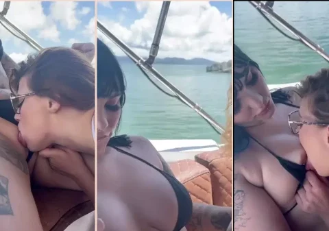 Gostosa metendo a chupada nos peitos e na buceta da amiga