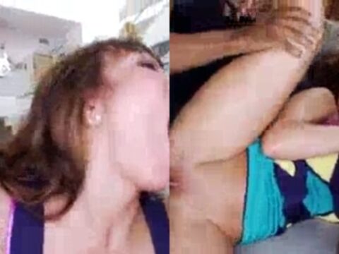 Morena gostosa sentando forte em dois negrões no motel até gozar