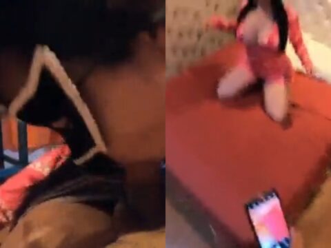 Novinha de pijama dando o cu com tesão anal